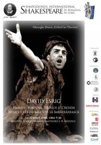 Afis Conferinta David Esrig